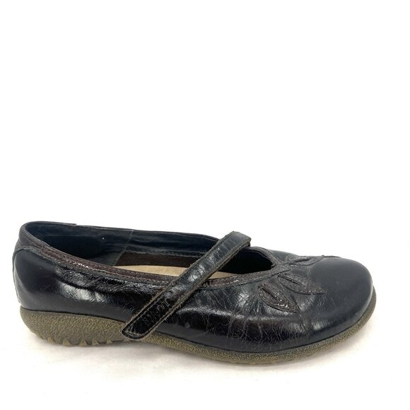 Naot Nau Mai Mary Jane Loafers Dark Brown Leather Size 39 US 8 8.5 - Picture 4 of 11